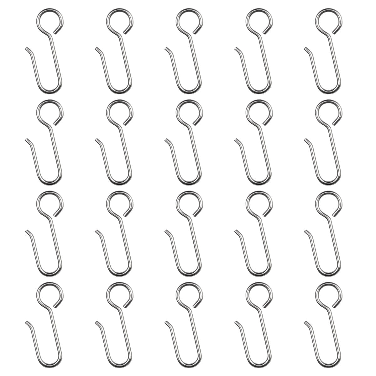 Wire Curtain Track Hooks Pin-On Drapery Hooks