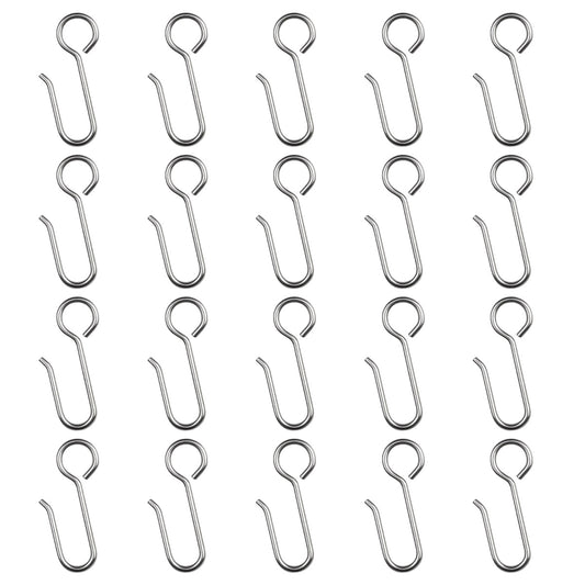 Wire Curtain Track Hooks Pin-On Drapery Hooks