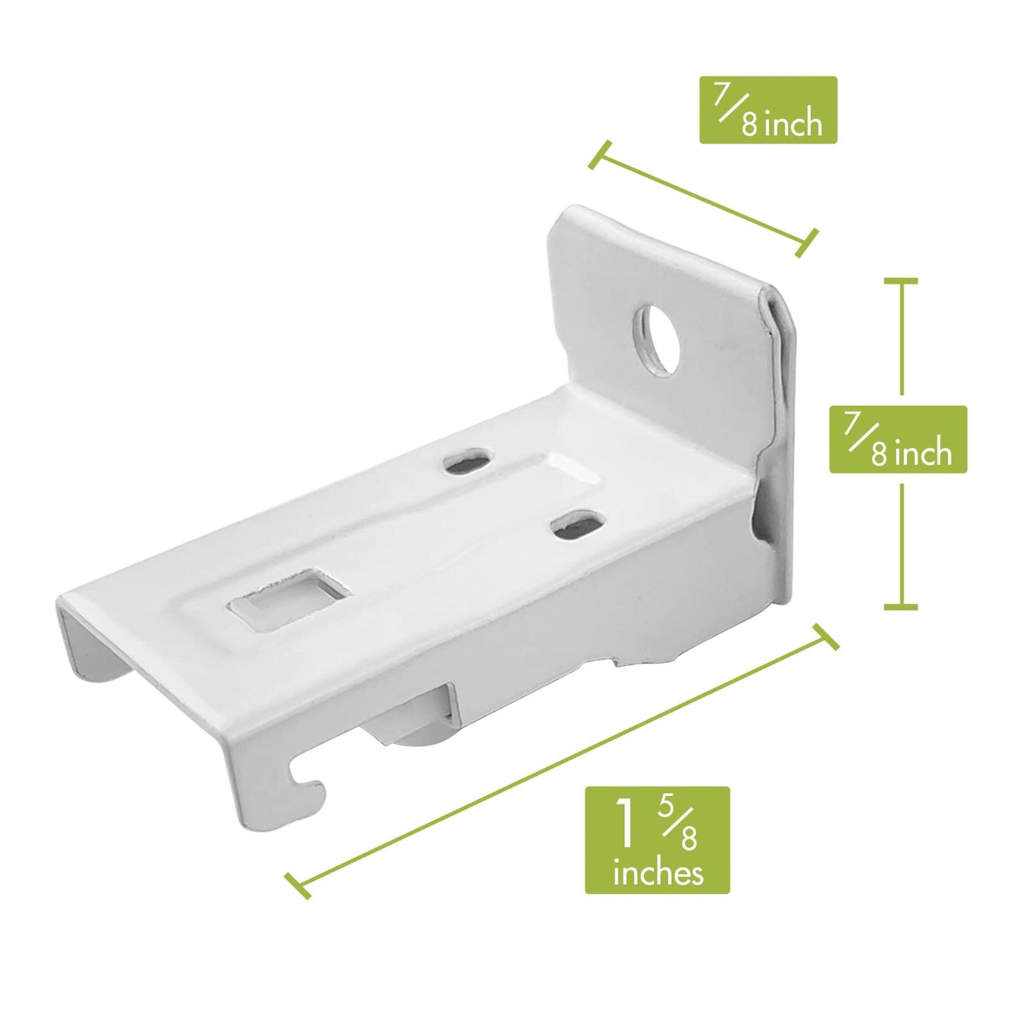 Wall Mount Brackets for Flexible Curtain Track(1st-Gen)