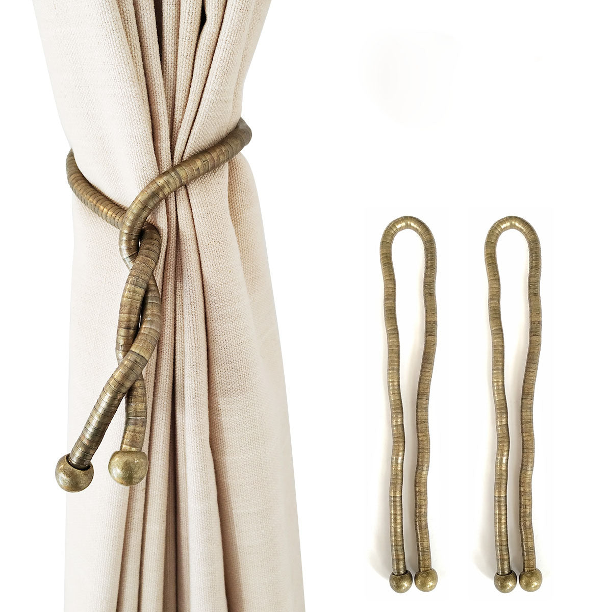 Decorative Drapes Curtain Twist Tiebacks